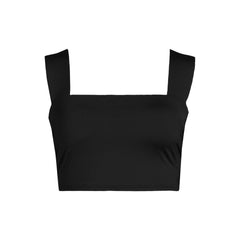 Women's Long Torso Square Neck Bikini Top