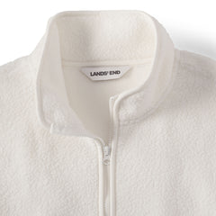 Women's Plus Size Half Zip Cozy Sherpa Fleece Pullover