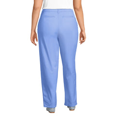 Women's Plus Size Chino High Rise Rail Straight Leg Pants