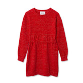 Girls Chenille Cinched Waist Sweater Dress