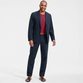 Men's Classic Fit Seersucker Polished Trouser