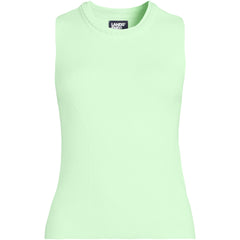 Women's Cotton Viscose Braided Neck Tank Sweater