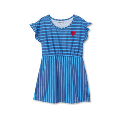 Girls Plus Short Sleeve Gathered Waist Tunic Top