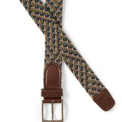 Men's Big Elastic Braid Belt