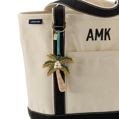 Palm Tree Beaded Bag Charm