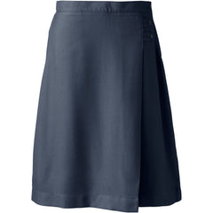 Women's Solid A-line Skirt Below the Knee
