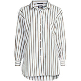 Women's Petite No Iron Poplin Extra Long Tunic