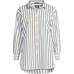 Women's Petite No Iron Poplin Extra Long Tunic
