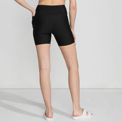 Women's 6" High Waisted Bike Swim Shorts