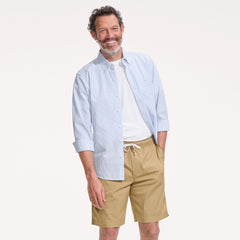 Men's 9" Lightweight Twill Pull On Deck Short