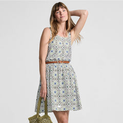 Women's Poplin Printed Mini Skirt