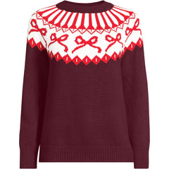 Women's Drifter Jacquard Raglan Crew Neck Sweater