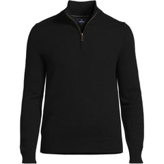 Men's Fine Gauge Cashmere Quarter Zip