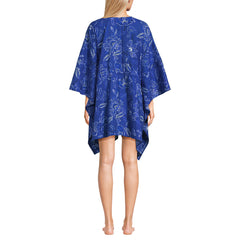 Women's Cotton Tie Front Kimono Cover Up