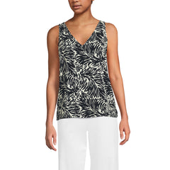 Women's Creaseless Vneck Sleeveless Top