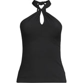 Women's Slender Twist Front Halter Top