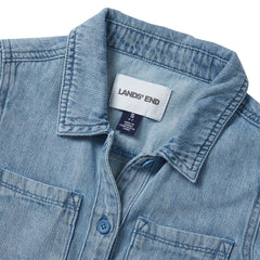 Girls Lightweight Denim Jumpsuit