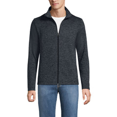 Men's Big Sweater Fleece Zip Front Jacket