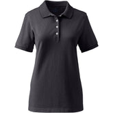 Women's Banded Short Sleeve Fem Fit Mesh Polo