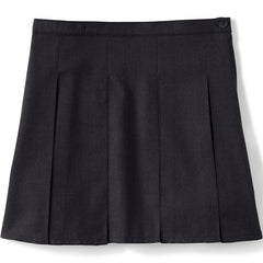 Girls Box Pleat Skirt Top of Knee