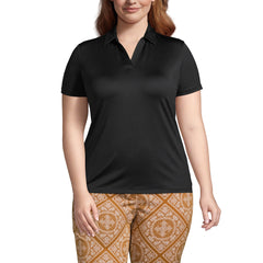 School Uniform Women's Plus Size Short Sleeve Rapid Dry Sport Neck Polo Shirt
