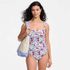 Women's LE x T and T The Tiffany Square Neck One Piece