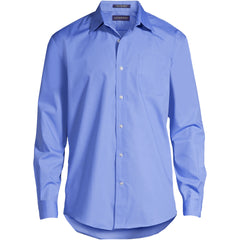 Men's Tall Long Sleeve Straight Collar Broadcloth Dress Shirt