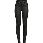 Women's High Rise Coated Denim Skinny Jeans
