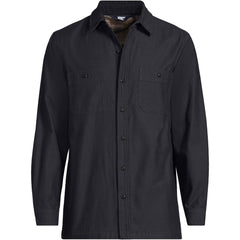 Men's Big Lined Waffle Shirt Jacket
