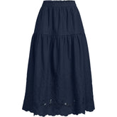 Women's Petite Voile Eyelet Maxi Skirt