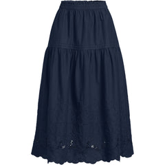 Women's Petite Voile Eyelet Maxi Skirt