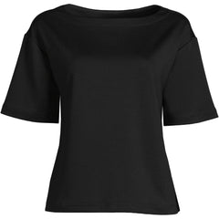 Women's Plus Size Ponte Elbow Sleeve Shirt