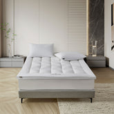 Farm to Home Organic Cotton 2" Gusseted Down Alternative Mattress Topper
