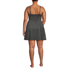 Women's Plus Size SlenderSuit Shine Wrap Swim Dress Swimsuit