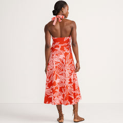 Women's Cotton Modal Halter Midi Dress
