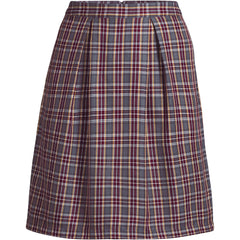 Women's Top of Knee Plaid Skort