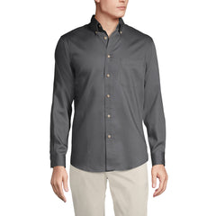 School Uniform Men's Long Sleeve Performance Twill Shirt