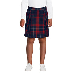 Girls Plaid Skort Top of Knee