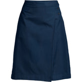 Women's Solid A-line Skirt Below The Knee