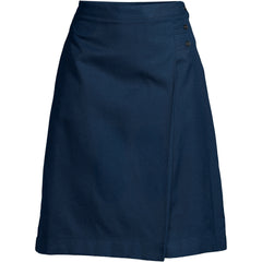 Women's Solid A-line Skirt Below The Knee