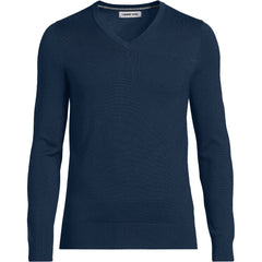 School Uniform Unisex Tall Cotton Modal Vneck Pullover Sweater
