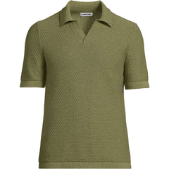 Men's Short Sleeve Johnny Collar Polo