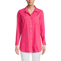Women's Cotton Voile Billowy Oversized Shirt