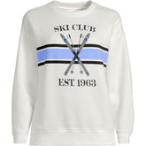 Women's Plus Size Relaxed Serious Sweats Long Sleeve Crewneck Sweatshirt