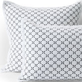Embroidered Diamond Double Voile Sham