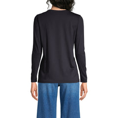 Supima Cotton Long Sleeve Crewneck T-Shirt
