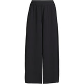 Women's Plus Size Creaseless High Rise Palazzo Crop Pants