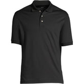 School Uniform Men's Big Banded Cuff Short Sleeve Supima Cotton Polo Shirt