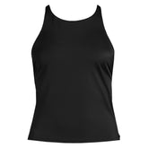 Women's D-Cup Tugless High Neck Strappy Back Tankini Top