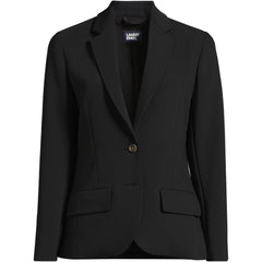 Women's Plus Size Crepe Fluid Blazer
